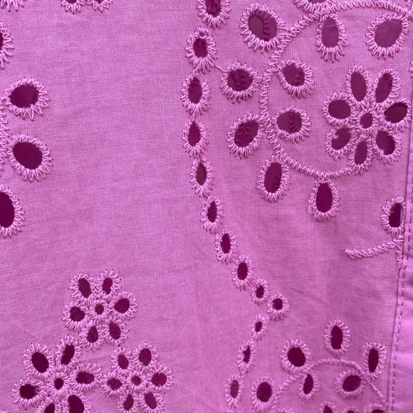 Marc New York Eyelet Blouse Set - Red and Purple - Picture 4 of 10